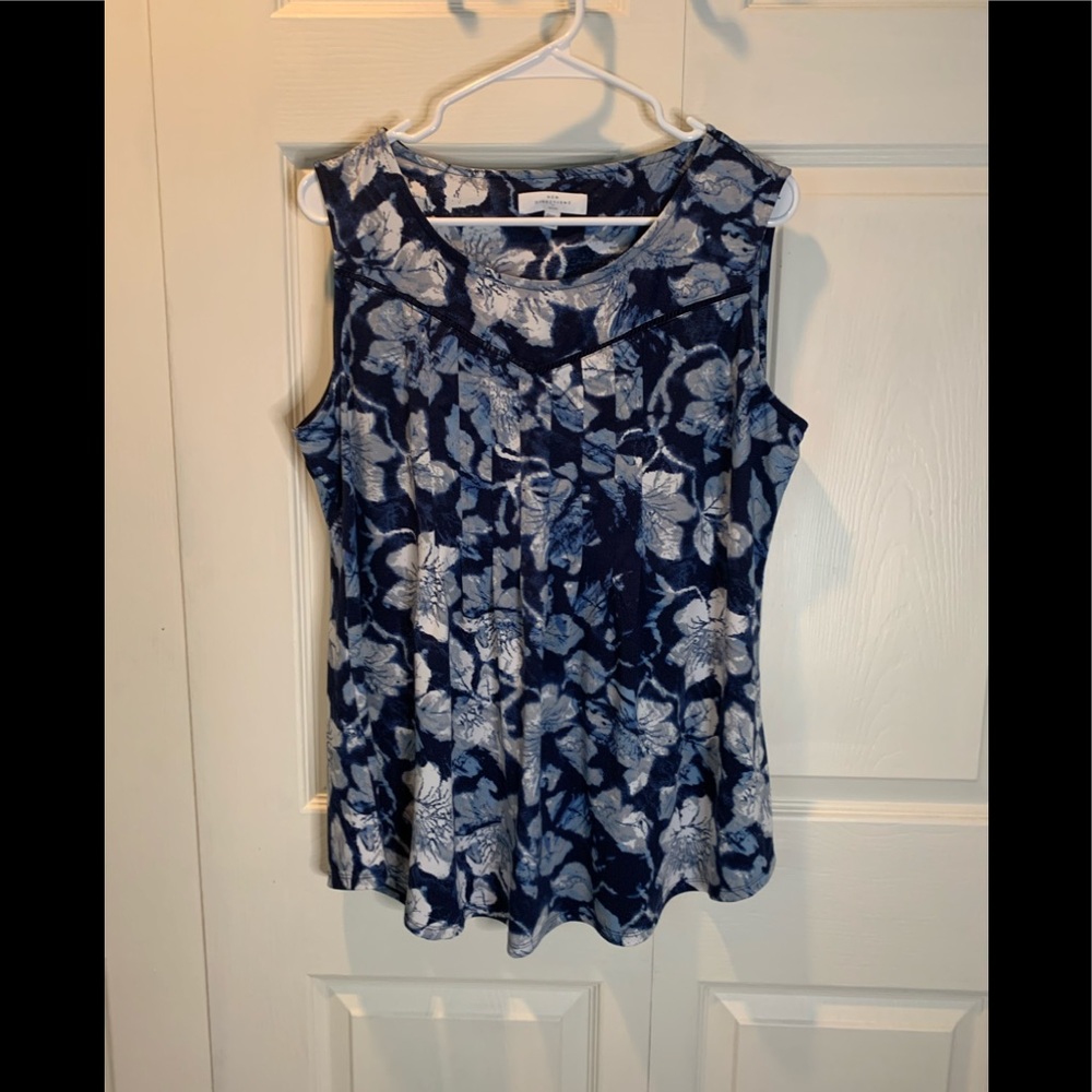 New Directions Floral Blouse